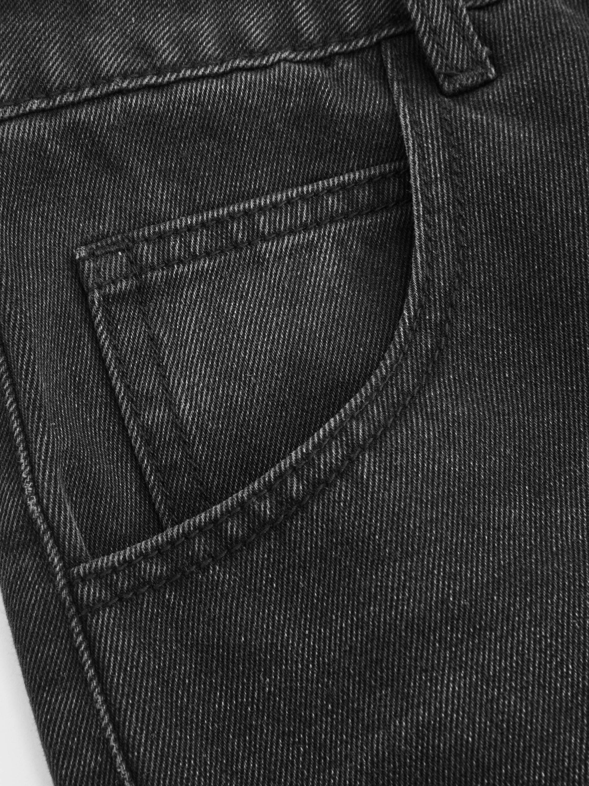 Mid Waist Baggy Jeans