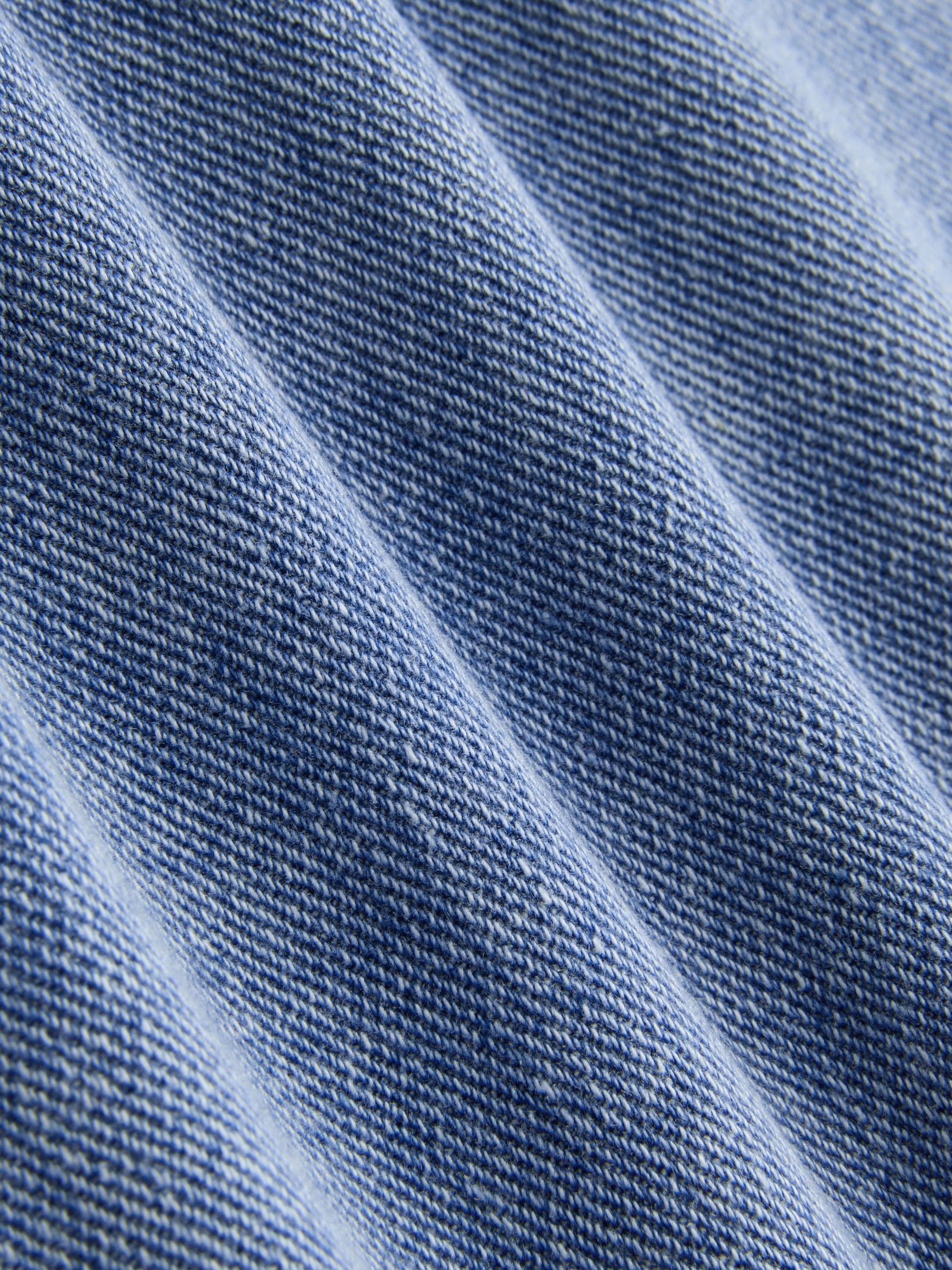 Leslie Denim High Waist Solid Tie Front Wide Leg Trousers