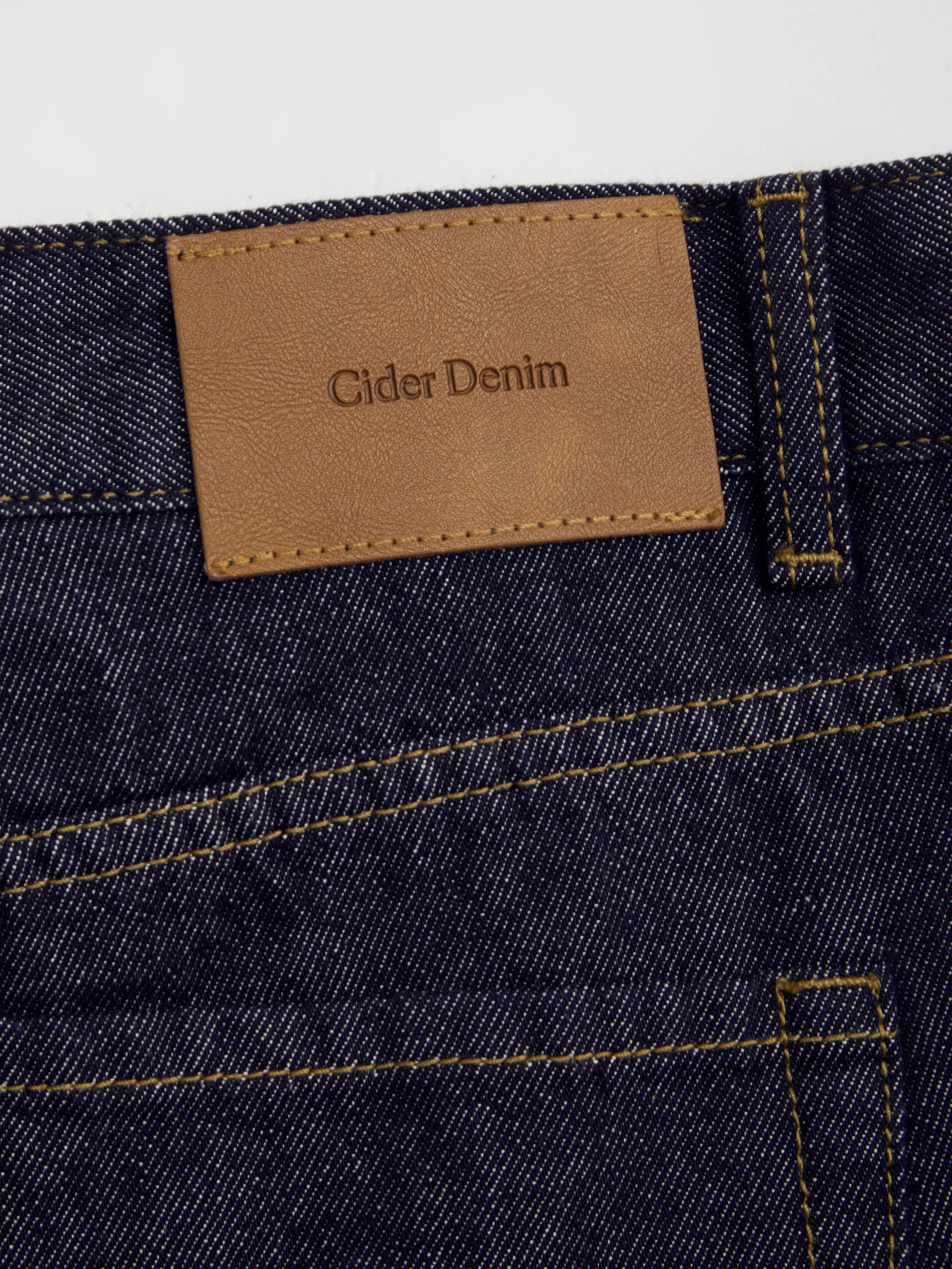 Cider Denim Low Rise Solid Pocket Baggy Jeans