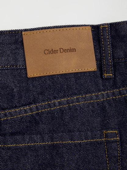 Cider Denim Low Rise Solid Pocket Baggy Jeans