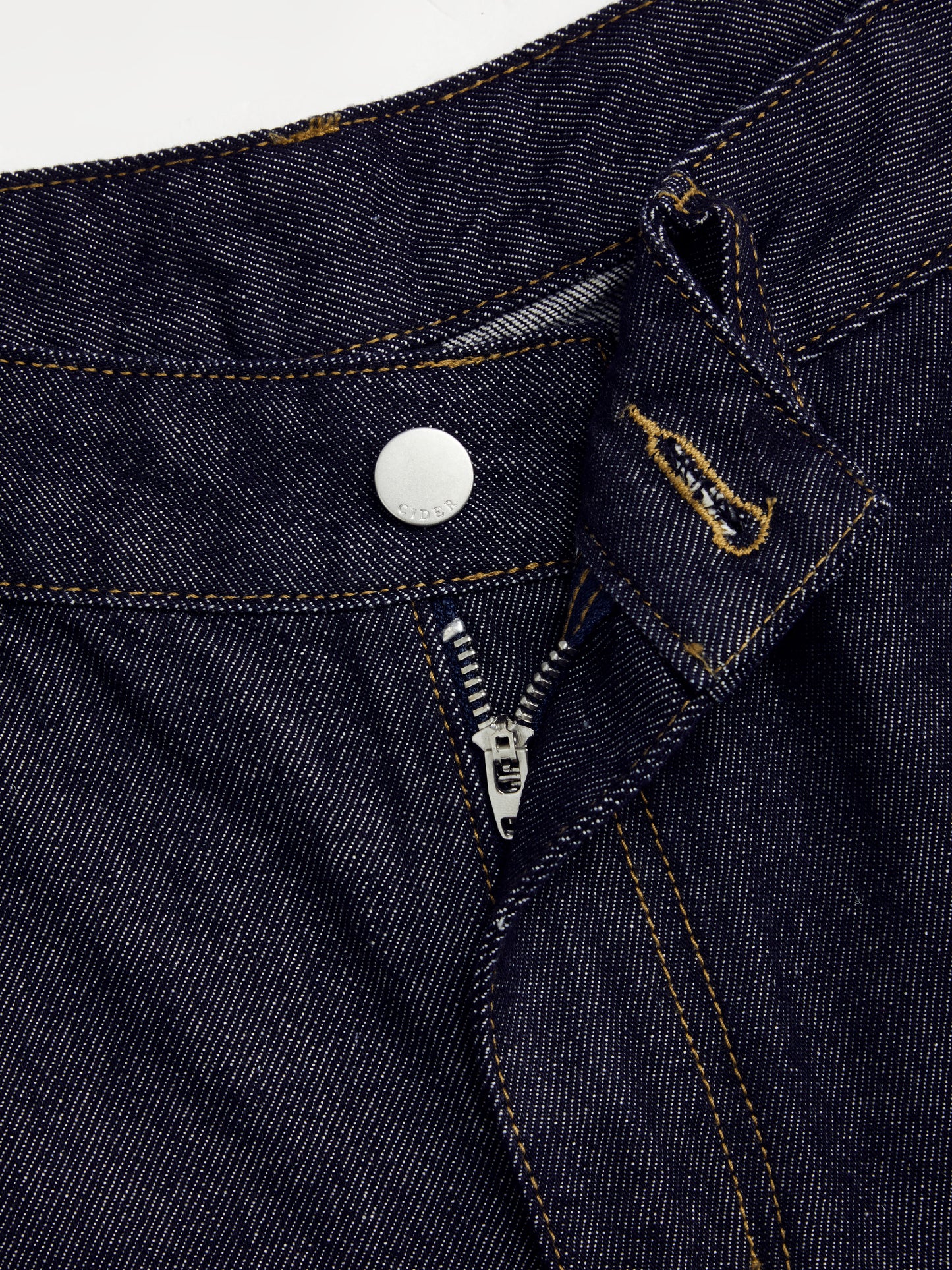 Cider Denim Low Rise Solid Pocket Baggy Jeans