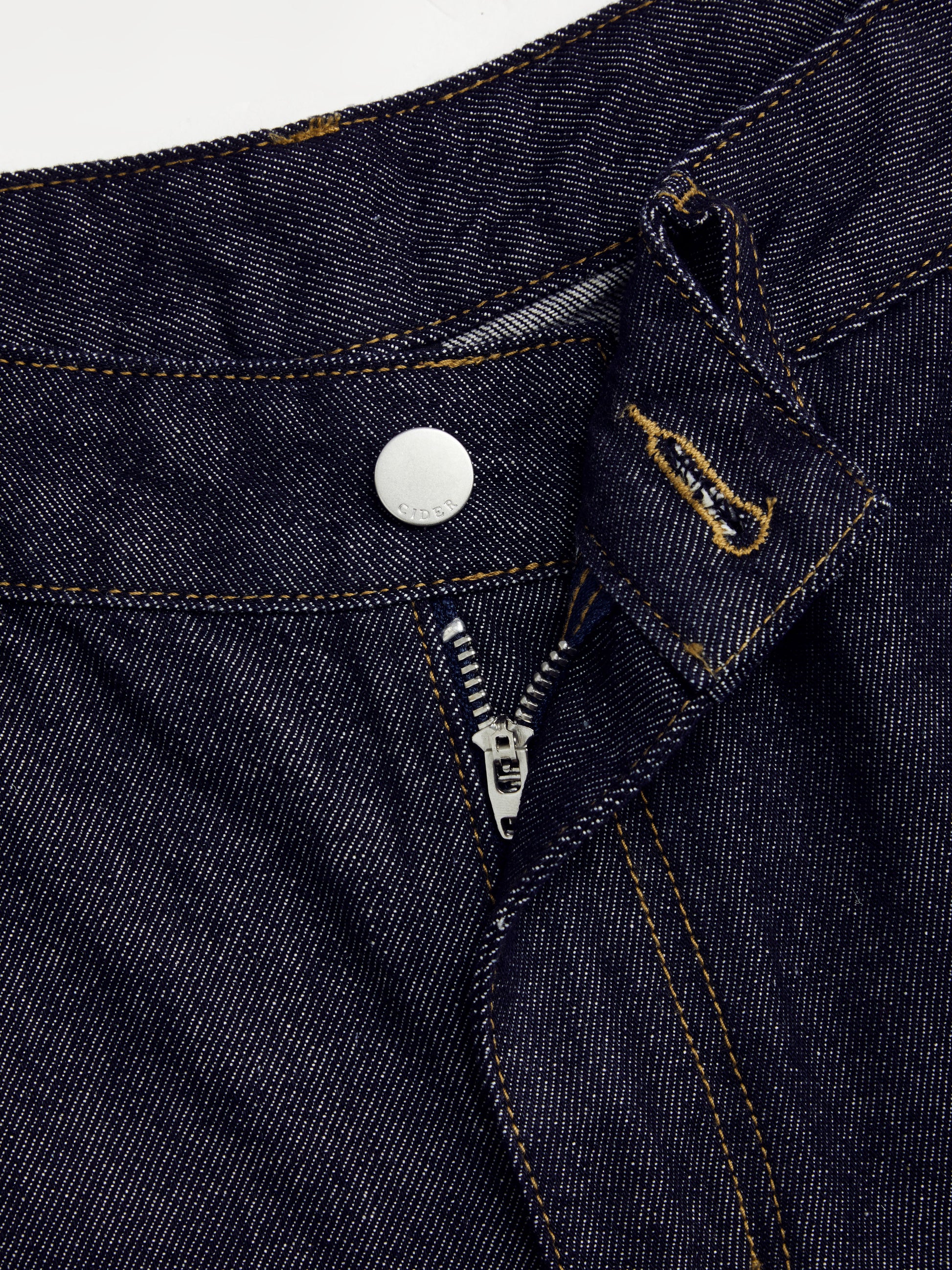 Cider Denim Low Rise Solid Pocket Baggy Jeans