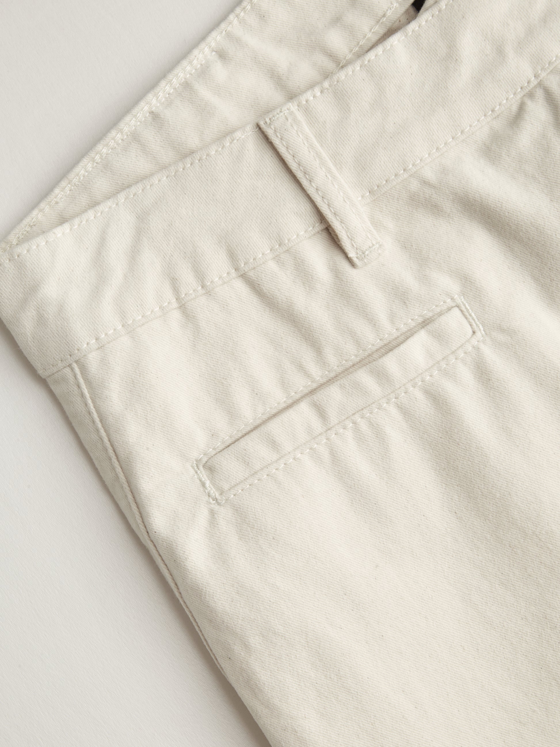 Cider Denim Mid Rise Asymmetrical Button Wide Leg Jeans