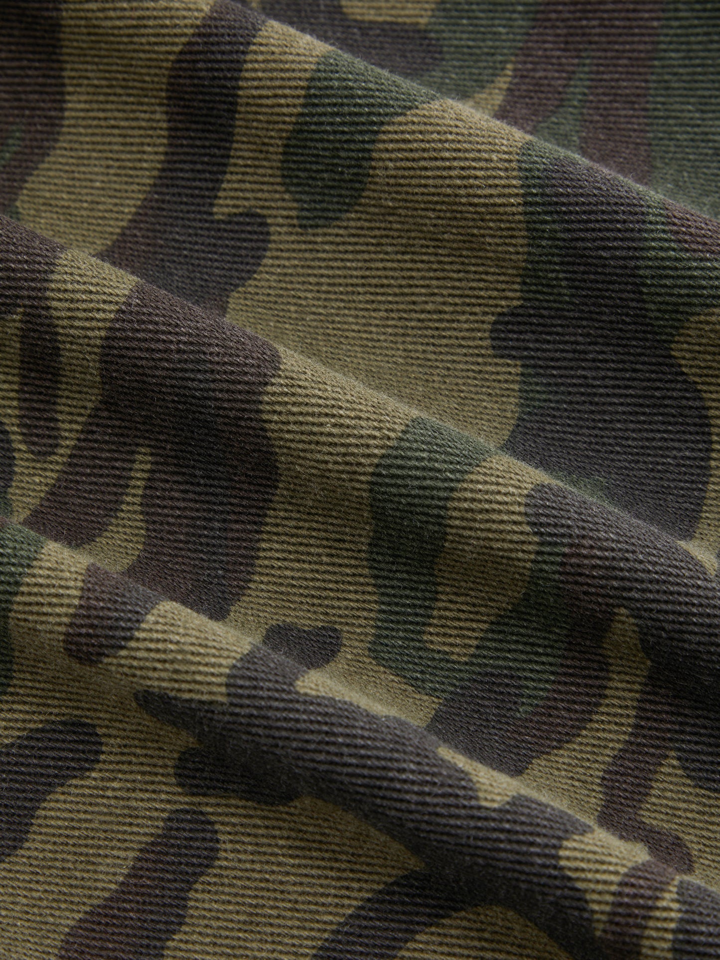 Cider Denim Camo Mid Rise Oversized Wide Leg Cargo Jeans