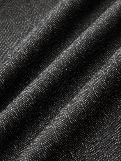 High-Waisted Button-Front Wide-Leg Pants