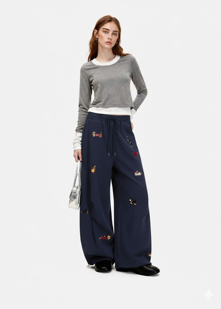 Blavely™ Modern Fit Embroidered Pants