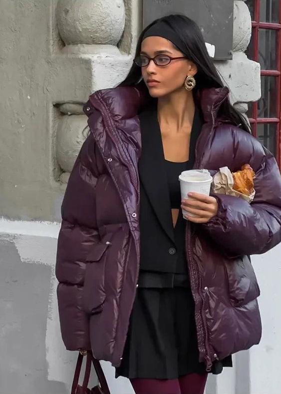 Charlotte Glossy Puffer Jacket