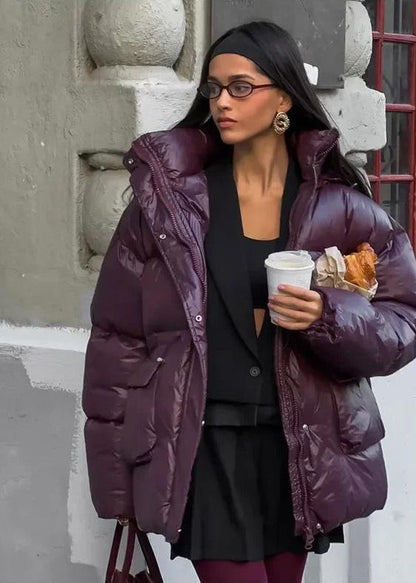 Charlotte Glossy Puffer Jacket