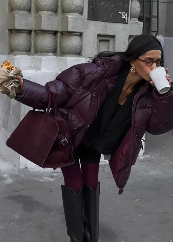 Charlotte Glossy Puffer Jacket