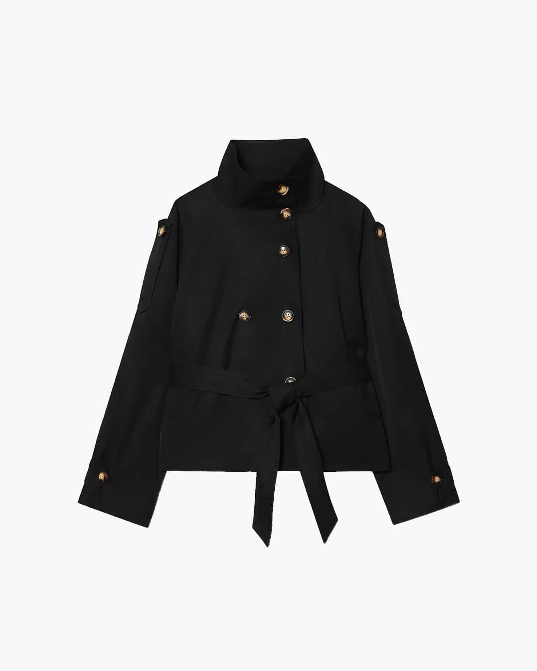 Daphne Cropped Trench Coat