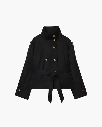Daphne Cropped Trench Coat