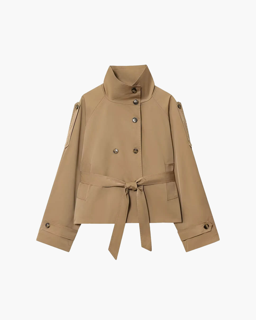 Daphne Cropped Trench Coat
