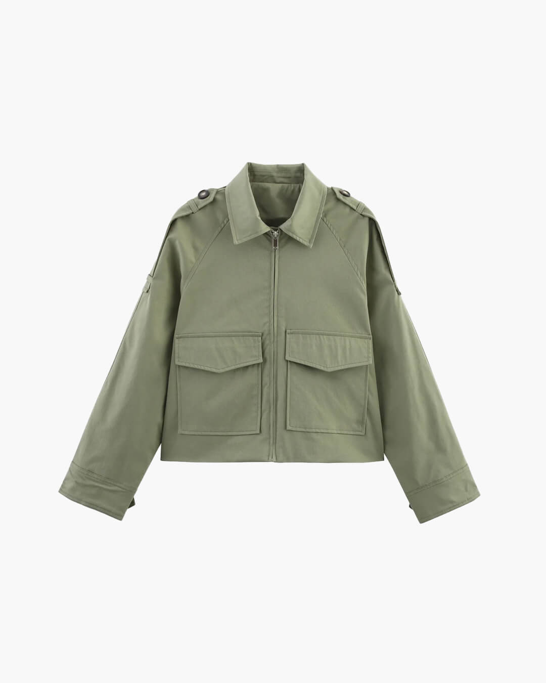 Juliana Cropped Trench Jacket