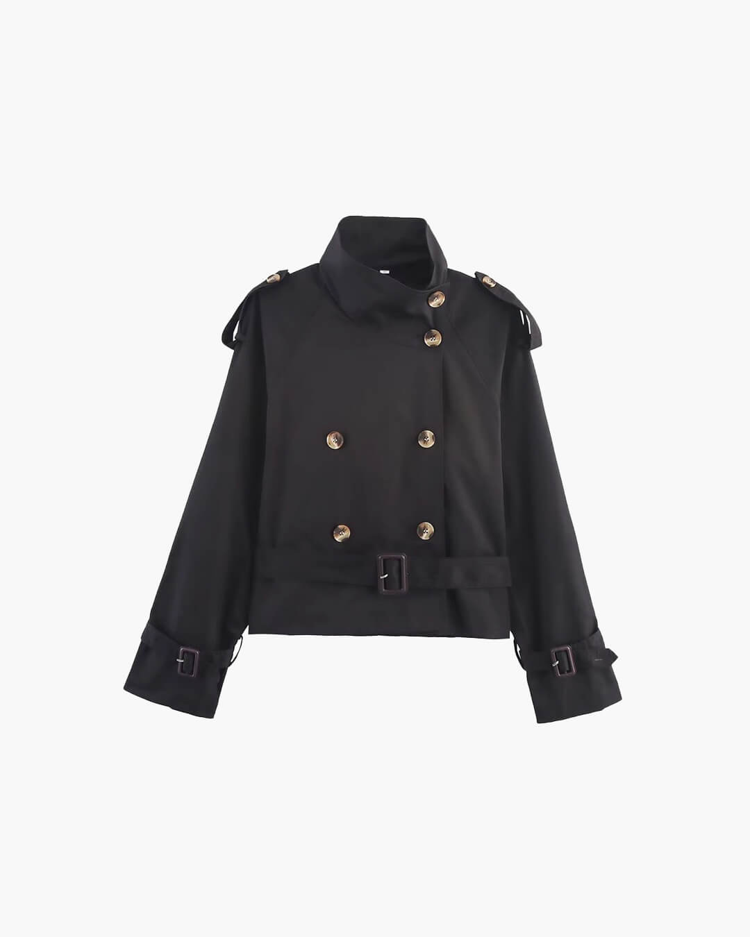 Lisa Cropped Trench Coat