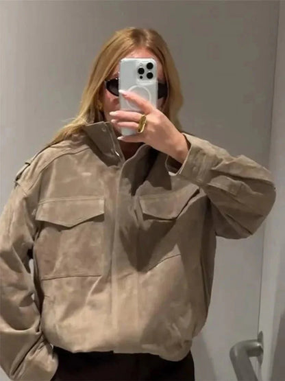 Sandra Suede Moto Jacket