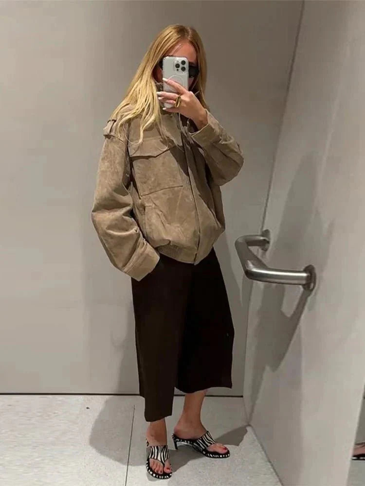 Sandra Suede Moto Jacket