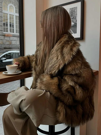 Vivian Oversized Faux Fur Coat