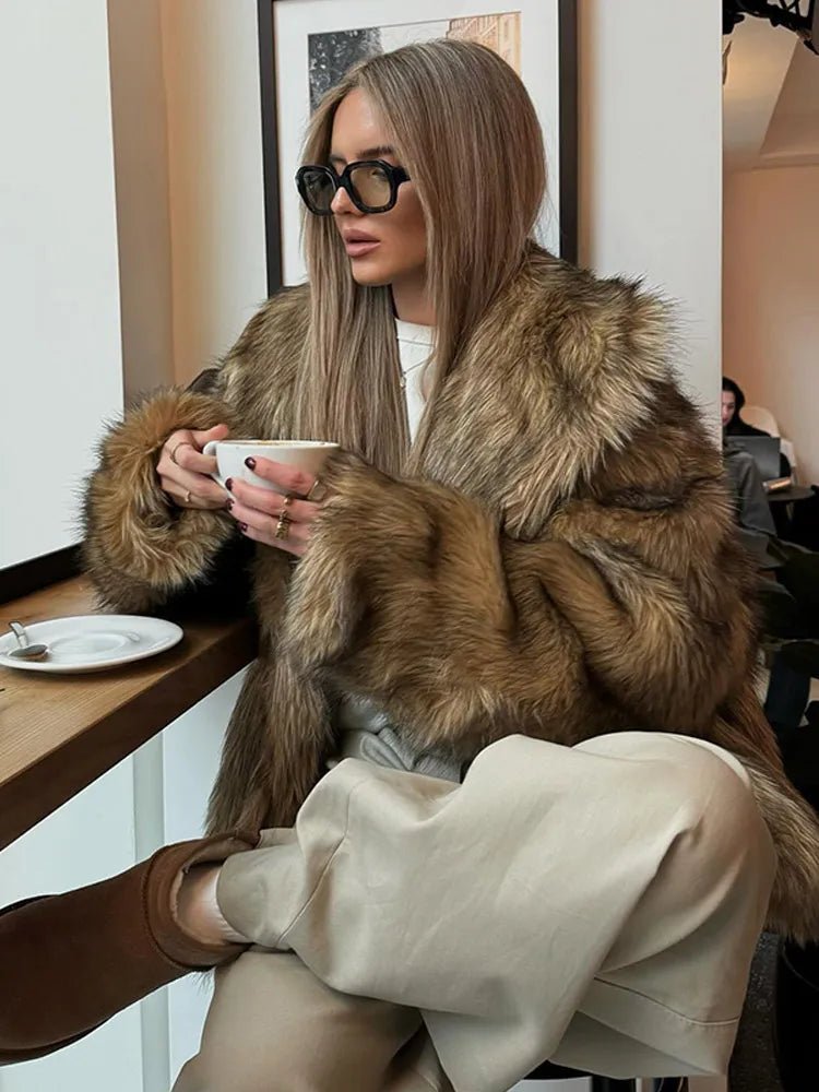Vivian Oversized Faux Fur Coat